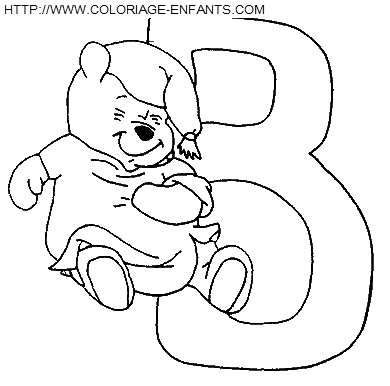 Alphabet Winnie The Pooh coloring