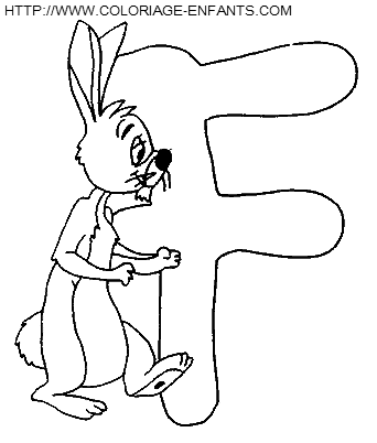 Alphabet Winnie The Pooh coloring