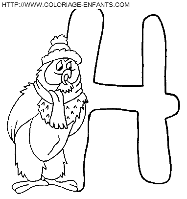 Alphabet Winnie The Pooh coloring