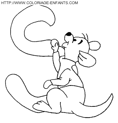 Alphabet Winnie The Pooh coloring