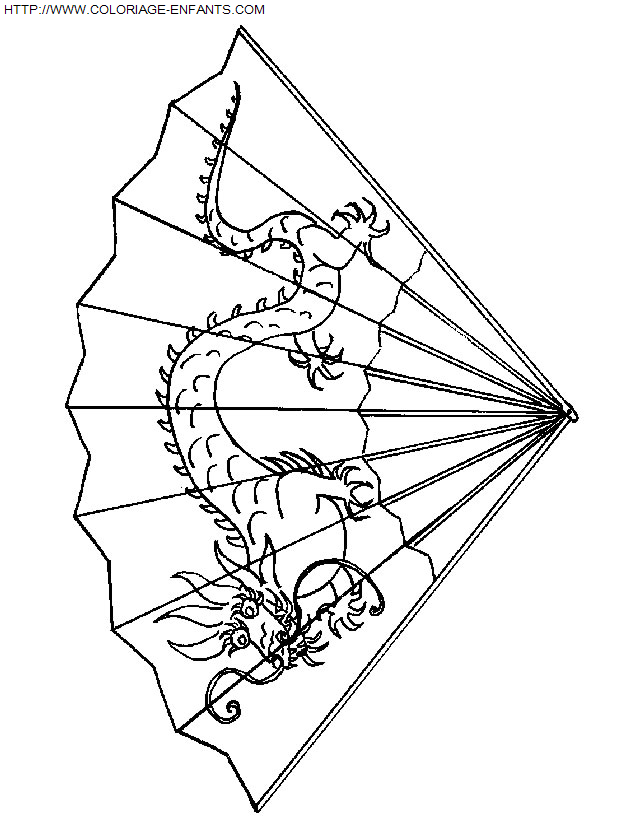 Dragons coloring
