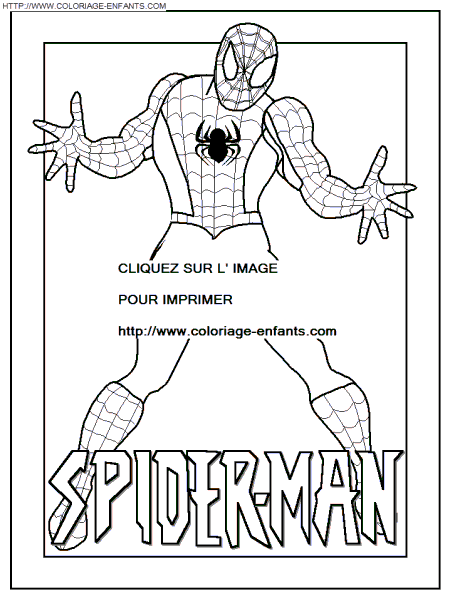 Spiderman coloring