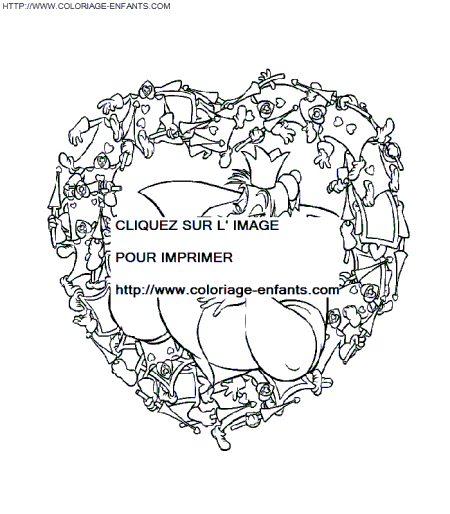 Alice In Wonderland coloring