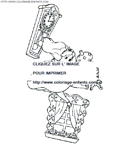 Alice In Wonderland coloring