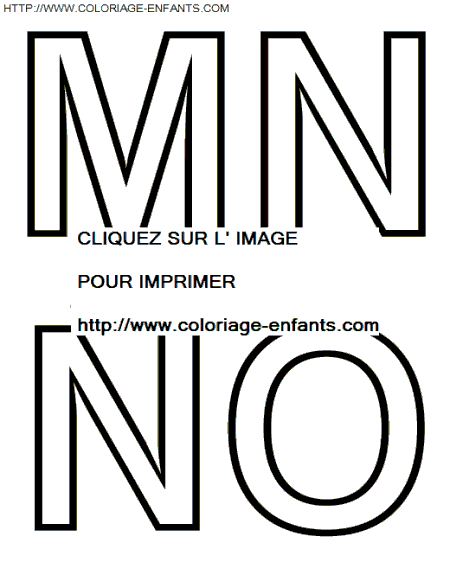 Alphabet Simple coloring - Alphabet Simple coloring pages to color