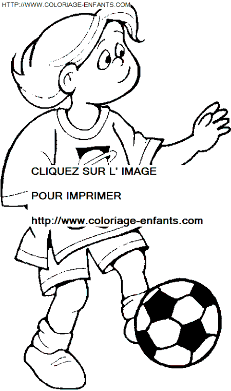 Soccer coloring
