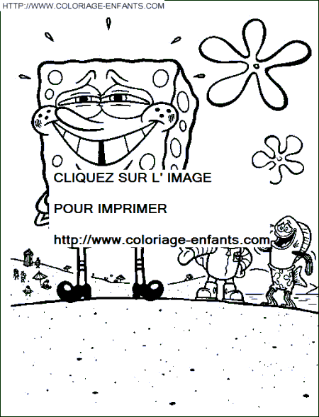 Sponge Bob coloring