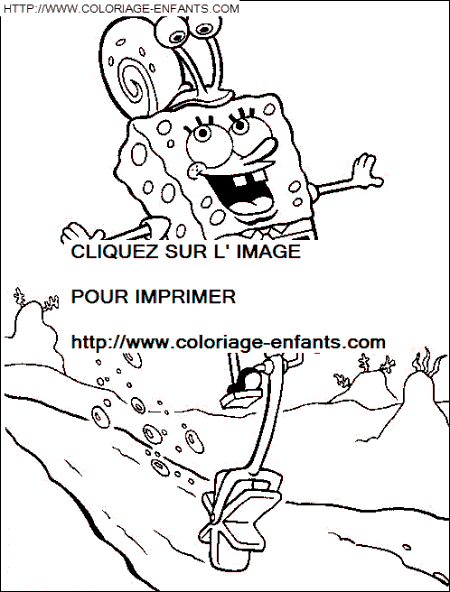 Sponge Bob coloring