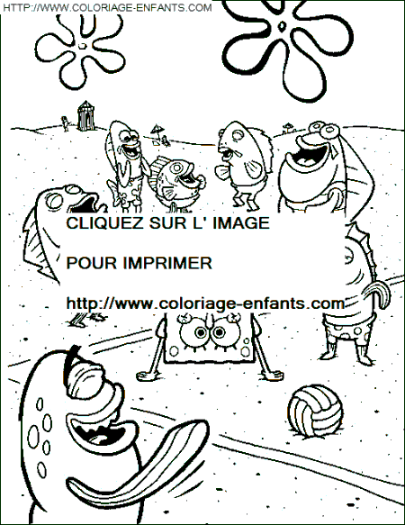 Sponge Bob coloring