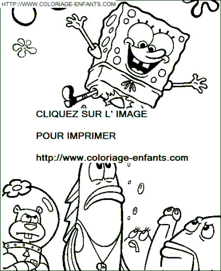 Sponge Bob coloring