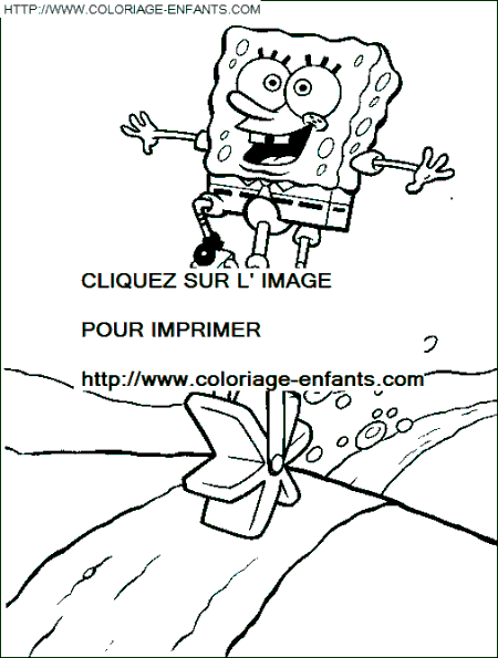 Sponge Bob coloring