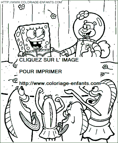 Sponge Bob coloring