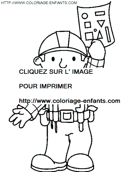 Bob The Builder coloring