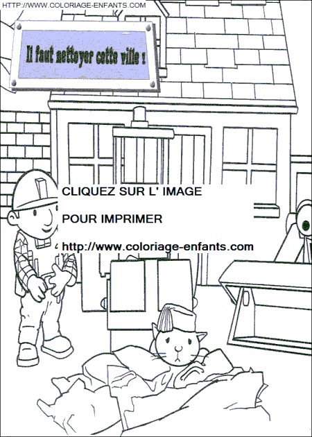 Bob The Builder coloring