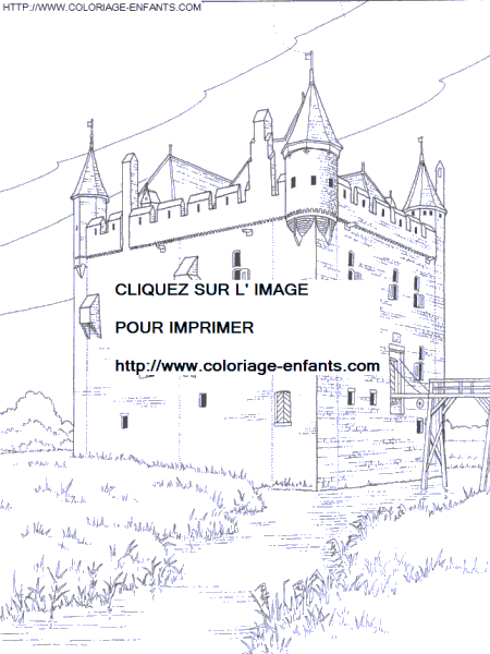 Castle coloring