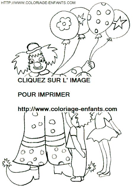 Circus coloring