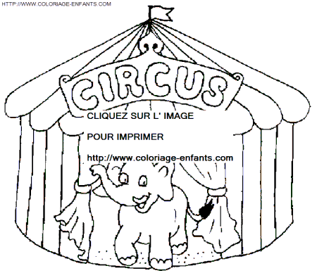 Circus coloring