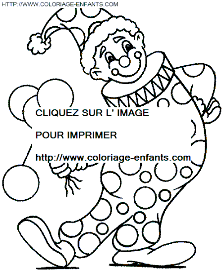 Circus coloring