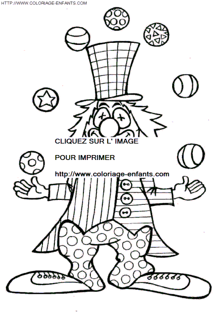 Circus coloring