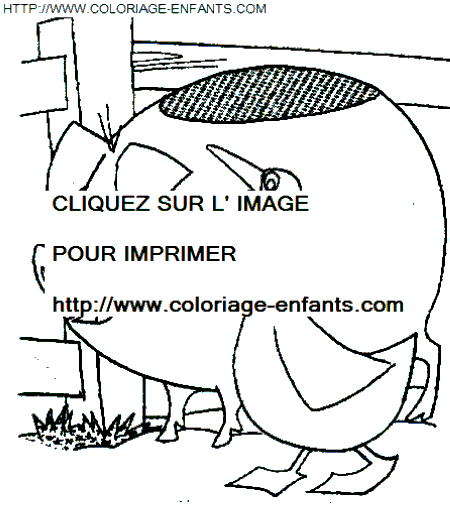 Pigs coloring - Pigs coloring pages to color - Pigs coloring book pages