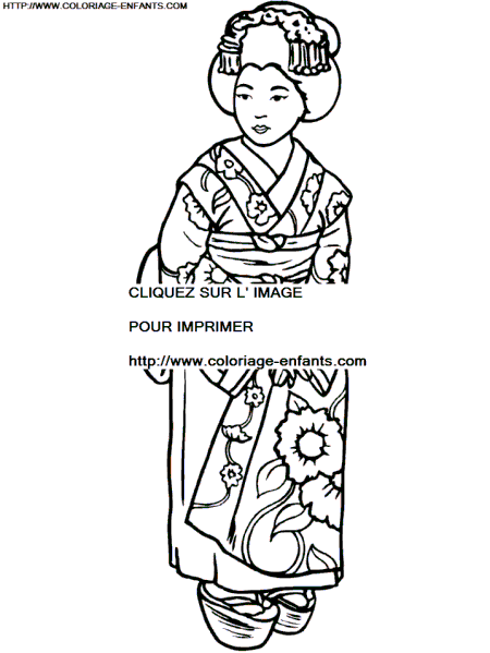 Japan coloring