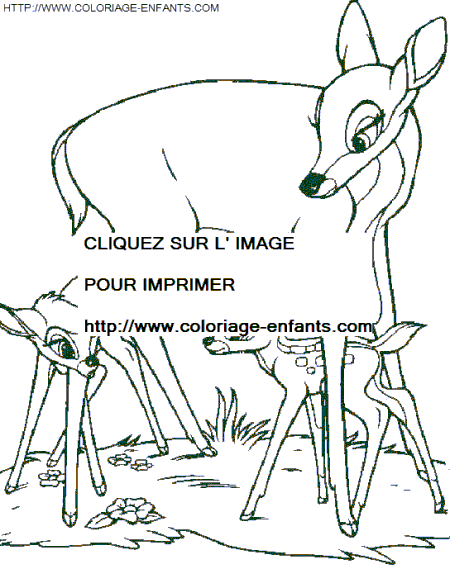 Bambi coloring