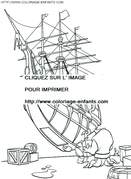 Treasure Planet coloring