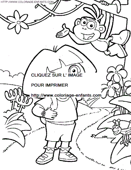 Dora The Explorer coloring