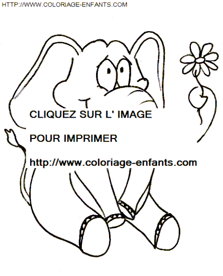 Elephants coloring - Elephants coloring pages to color - Elephants