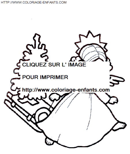 Christmas Angels coloring - Christmas Angels coloring pages to color