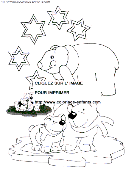 Christmas Animals coloring