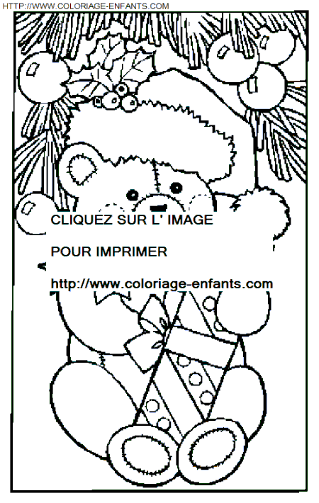 Christmas Animals coloring