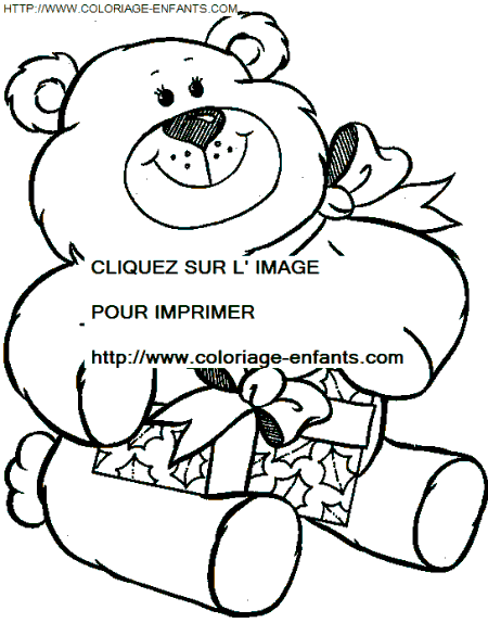 Christmas Animals coloring - Christmas Animals coloring pages to color