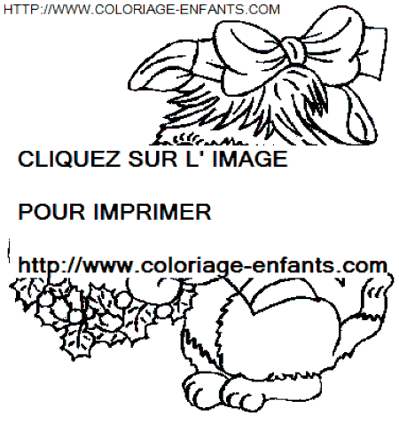 Christmas Animals coloring