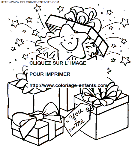 Christmas Presents coloring