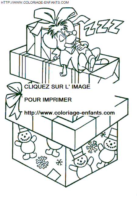 Christmas Presents coloring