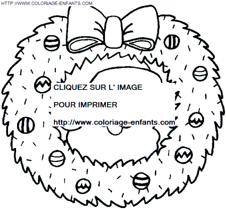 Christmas Wreaths coloring