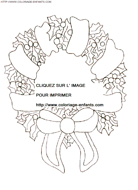 Christmas Wreaths coloring