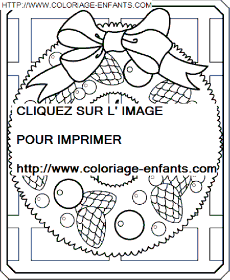 Christmas Wreaths coloring