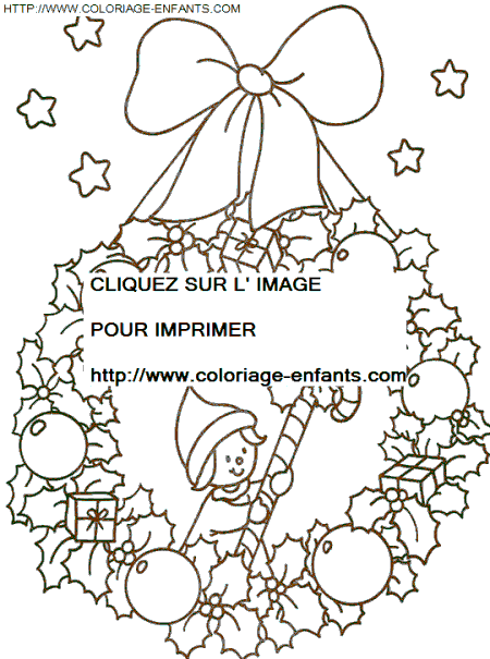 Christmas Wreaths coloring