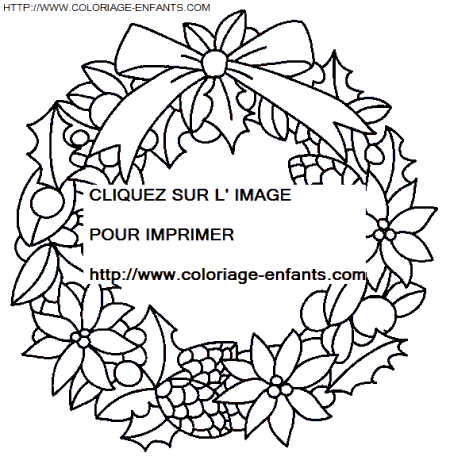 Christmas Wreaths coloring