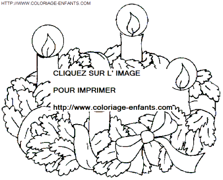 Christmas Wreaths coloring