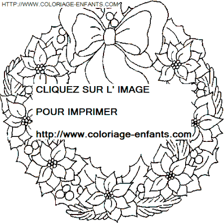 Christmas Wreaths coloring