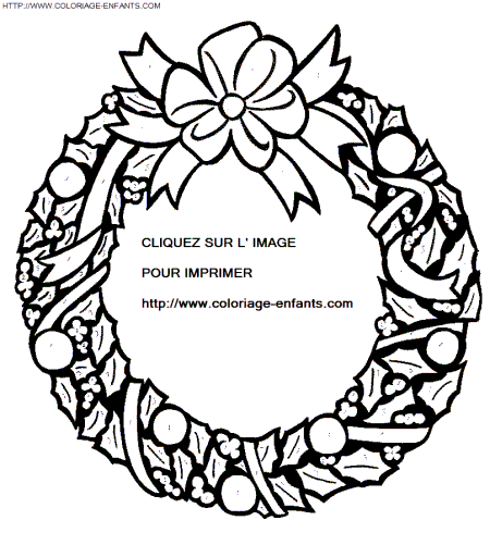 Christmas Wreaths coloring