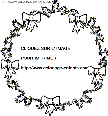 Christmas Wreaths coloring