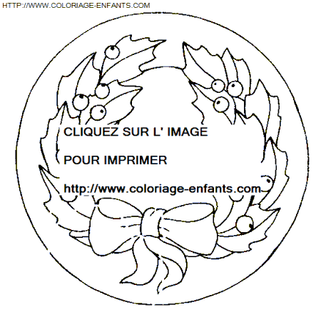 Christmas Wreaths coloring