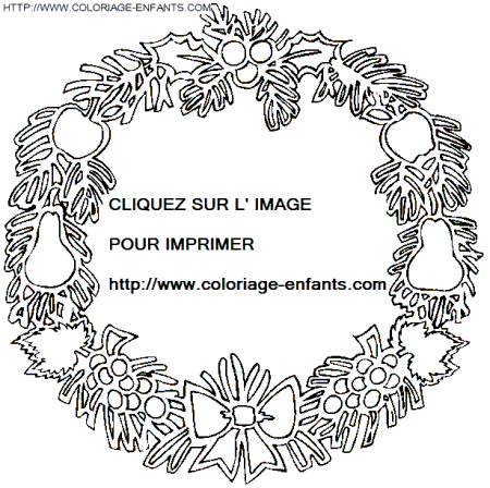 Christmas Wreaths coloring