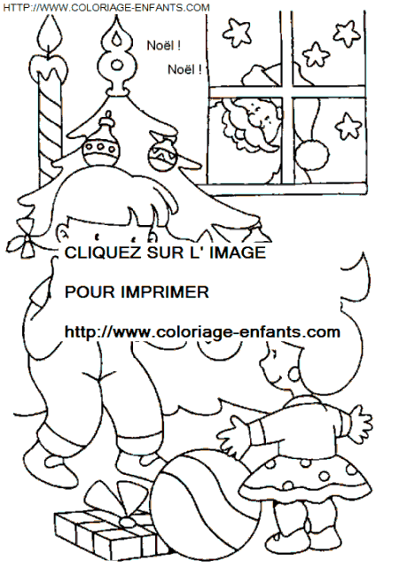 Christmas Children coloring