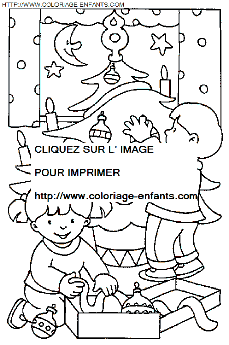 Christmas Children coloring