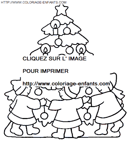 Christmas Children coloring